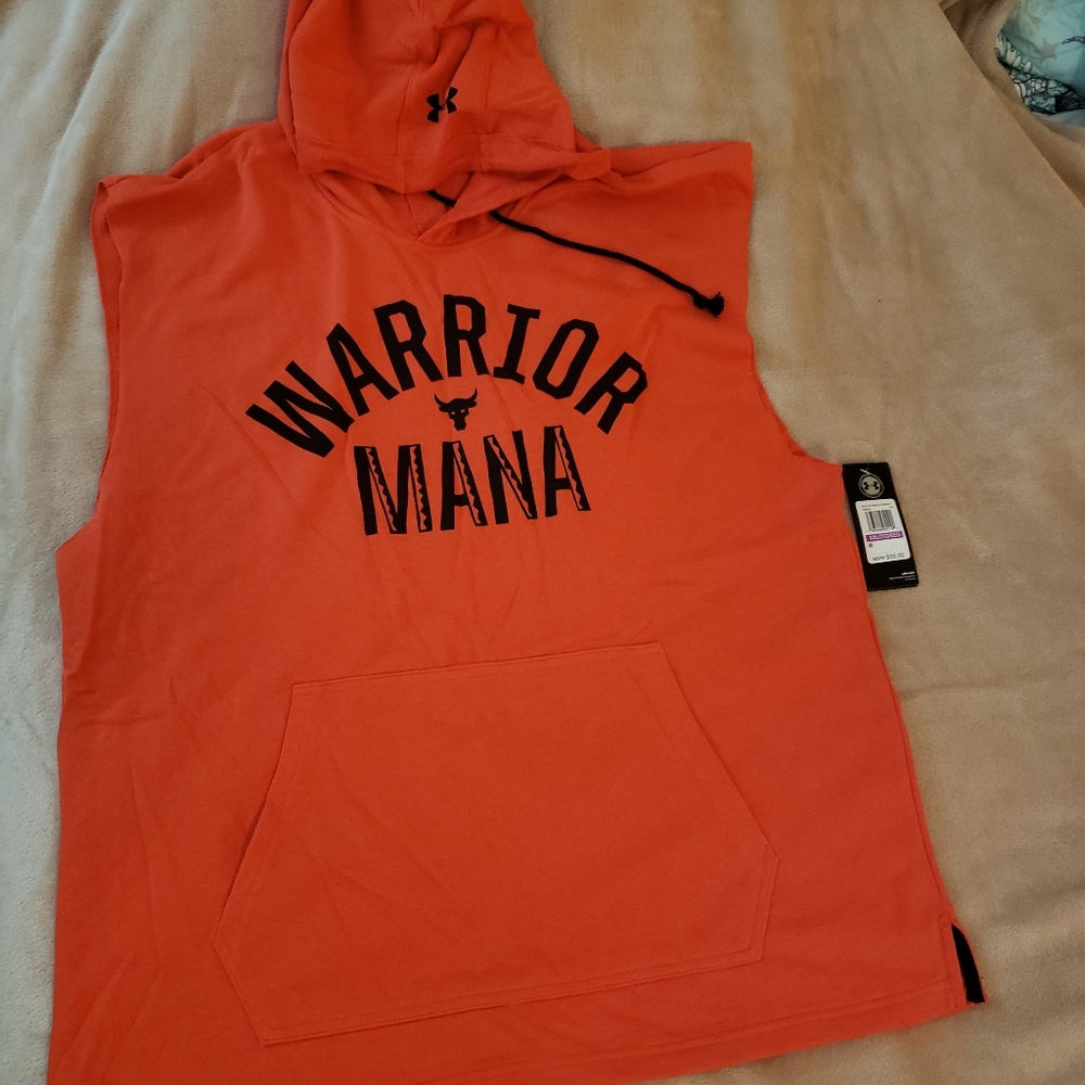 Mens Under Armour workout top the rock workout line xxl